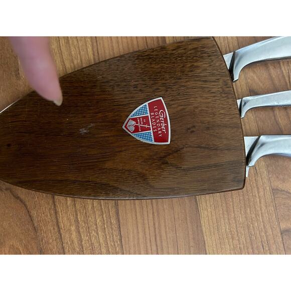 Vintage Gerber Legendary blade knife set of 3 in box - Picture 4 of 16